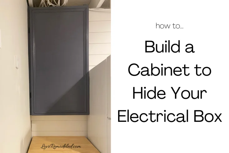 Build a Cabinet to Hide Your Electrical Box