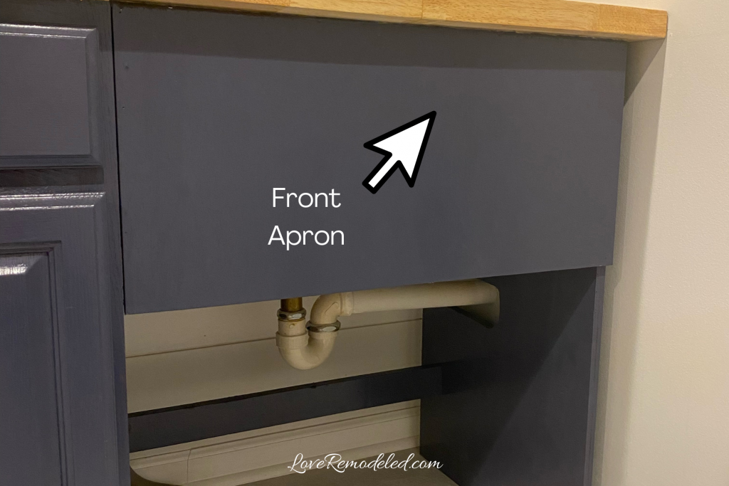 How to Hide Your Utility Sink: Faux Cabinet Tutorial - Within the Grove