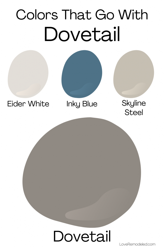 Paint Colors that Go With Sherwin Williams Dovetail