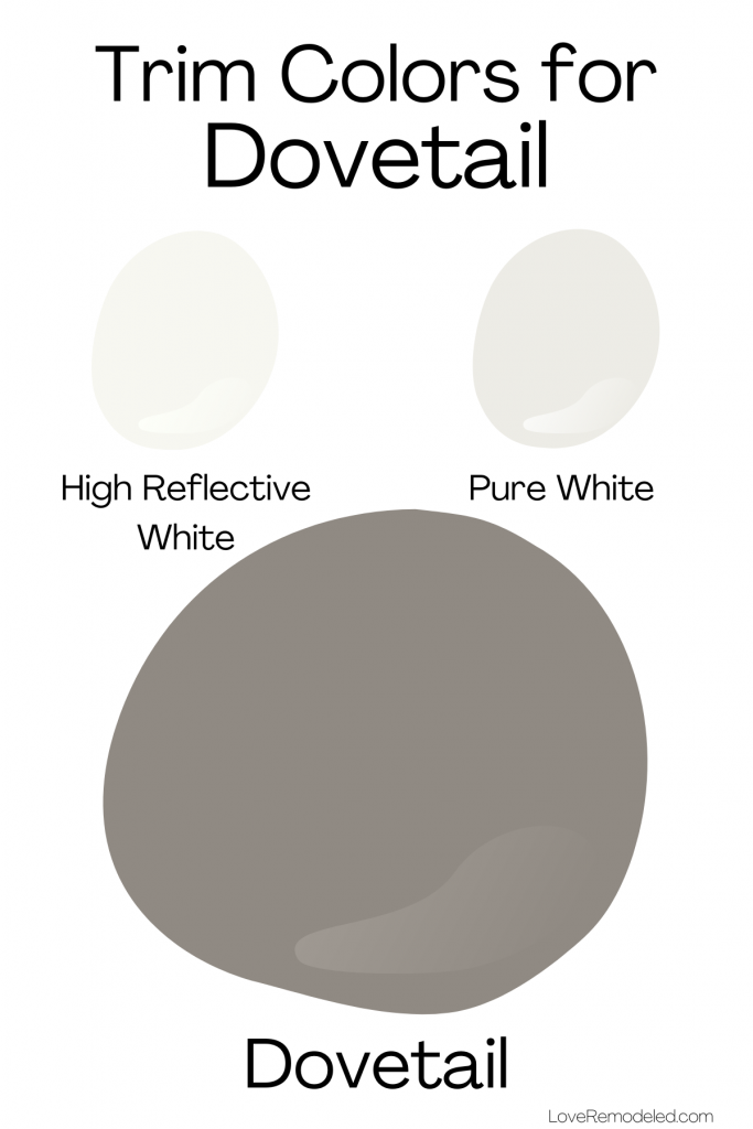 Trim Paint Colors for Sherwin Williams Dovetail