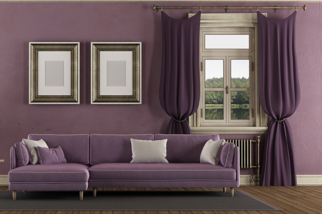 Living Room Paint Colors to Avoid - Purple