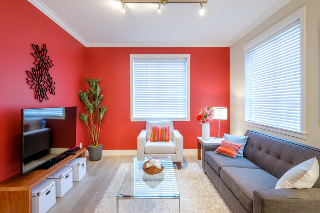 Living Room Paint Colors to Avoid - Red