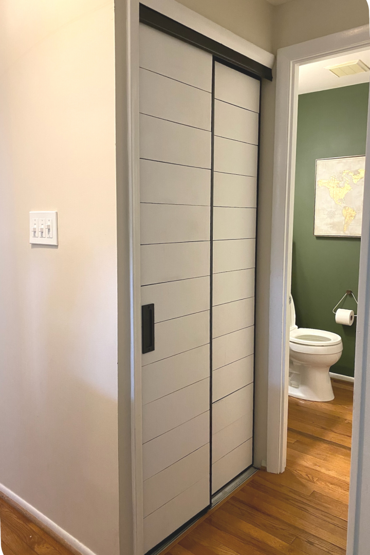 DIY Shiplap Closet Doors Love Remodeled