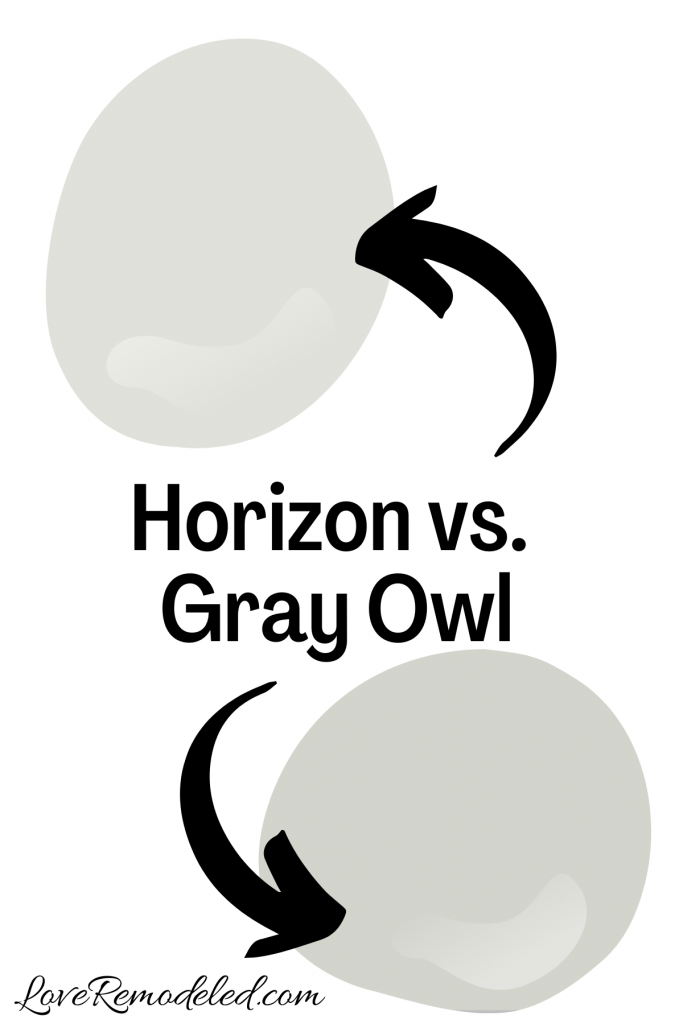 Benjamin Moore Horizon vs. Gray Owl