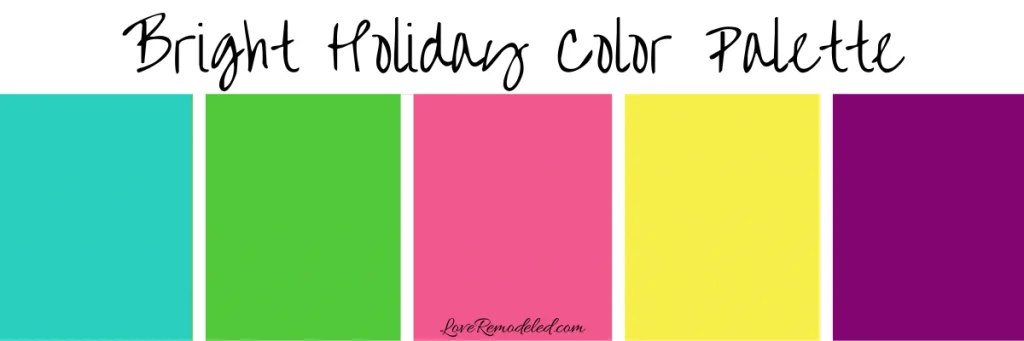 Bright Holiday Color Palette