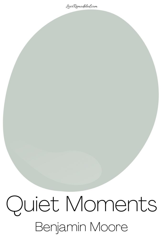 Quiet Moments Benjamin Moore Paint Drop