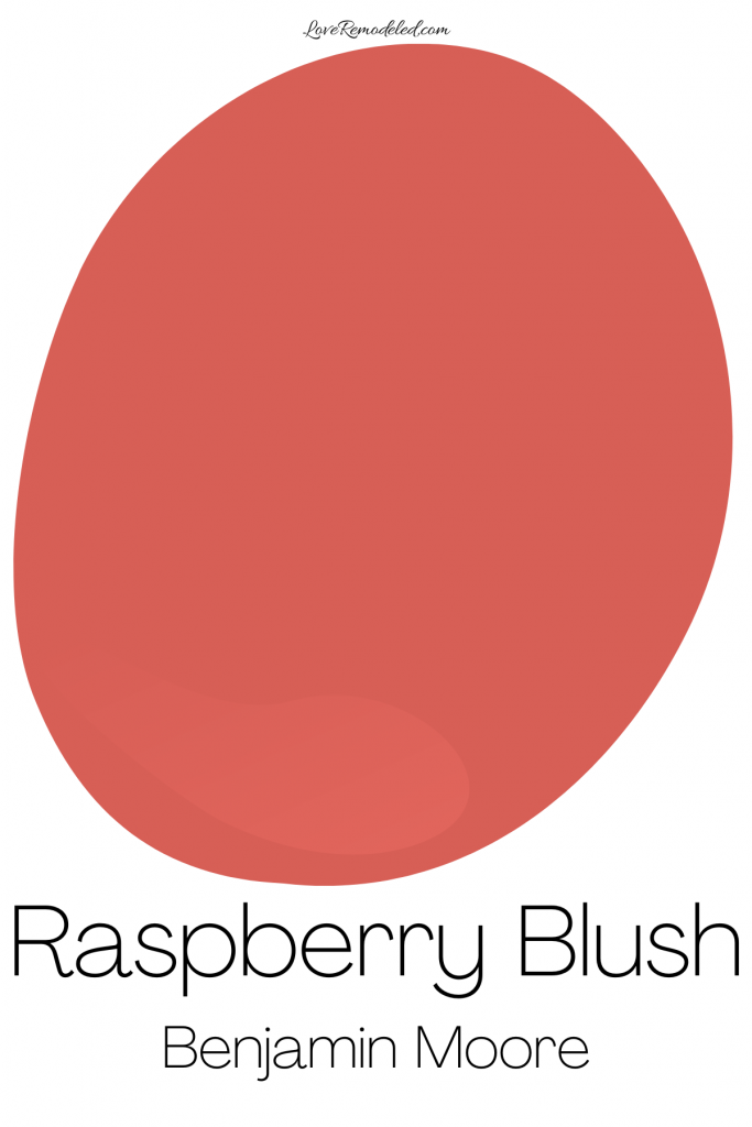 Raspberry Blush Benjamin Moore Paint Drop