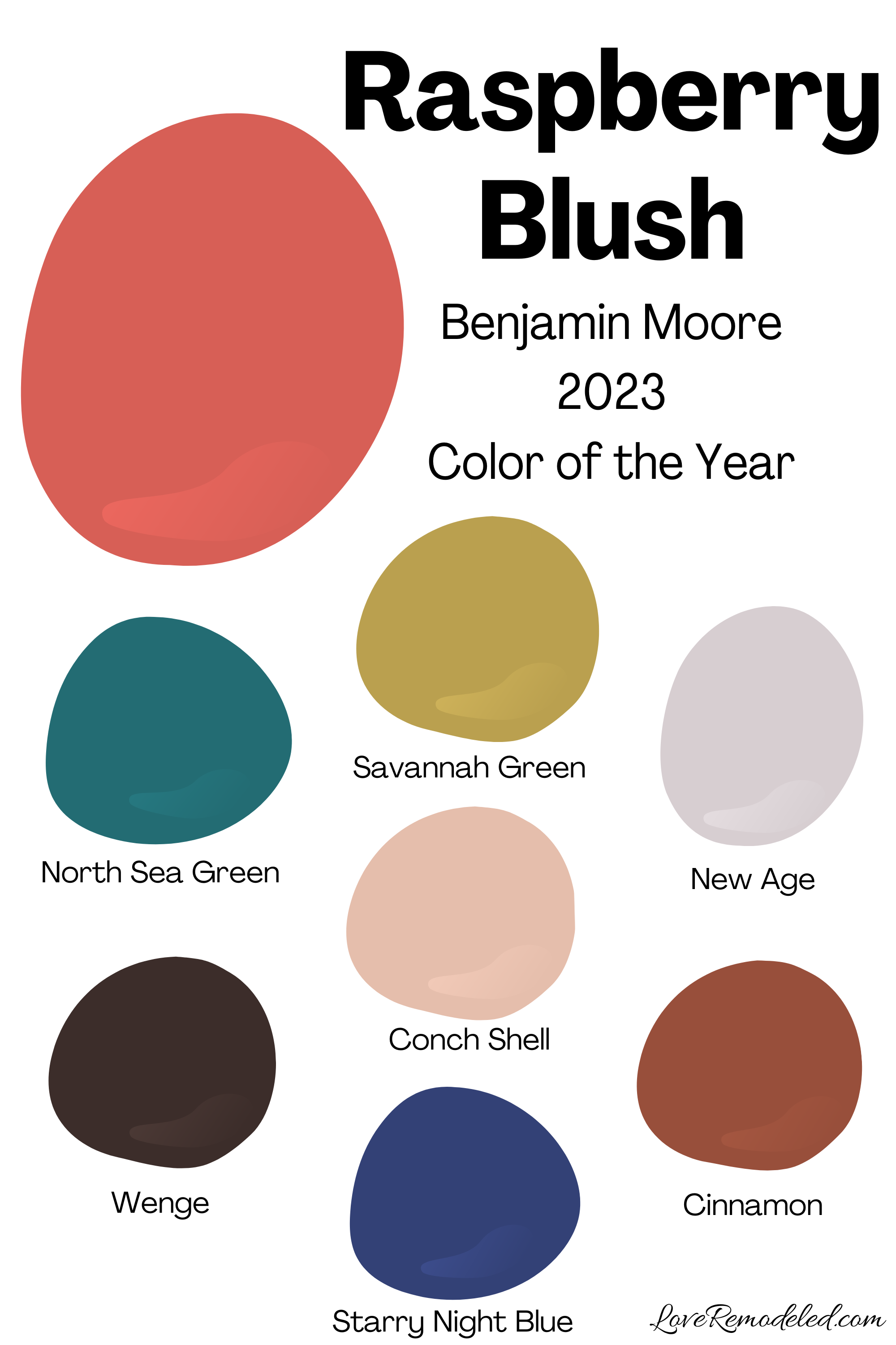 Introducing Raspberry Blush Benjamin Moore's 2023 Color of the Year