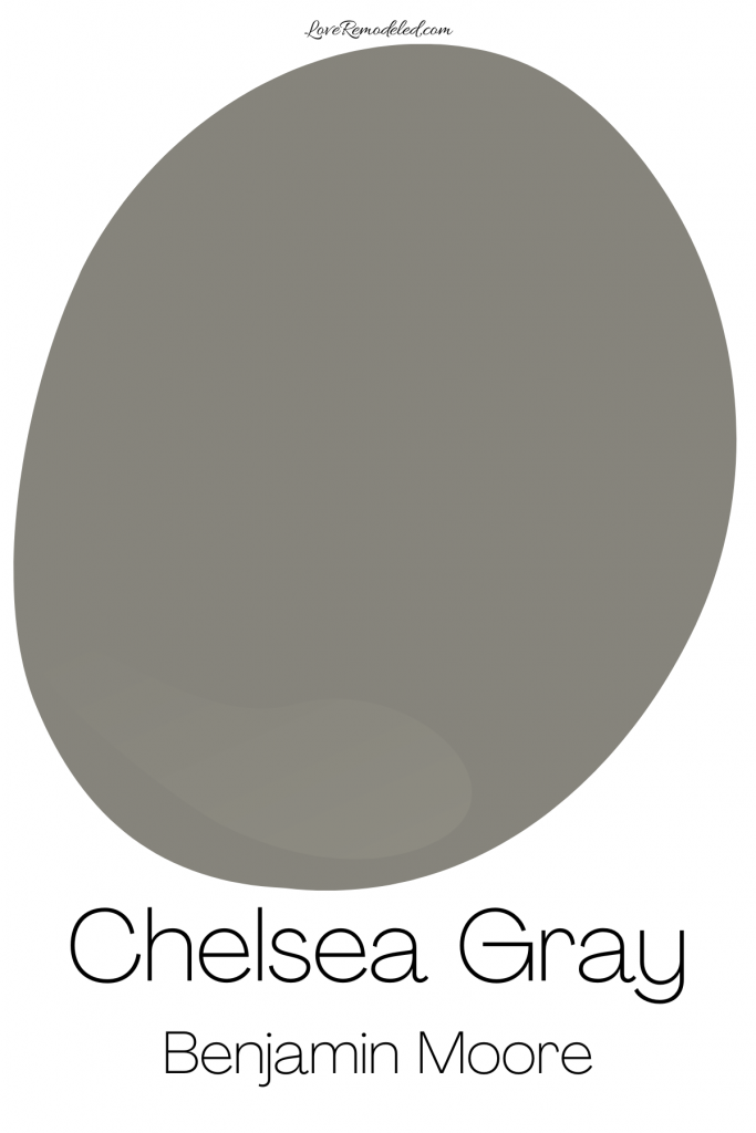 Chelsea Gray Benjamin Moore Paint Drop