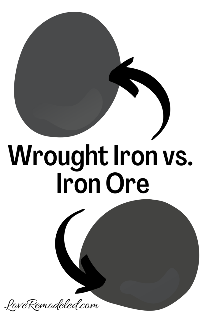 Wrought Iron vs. Iron Ore