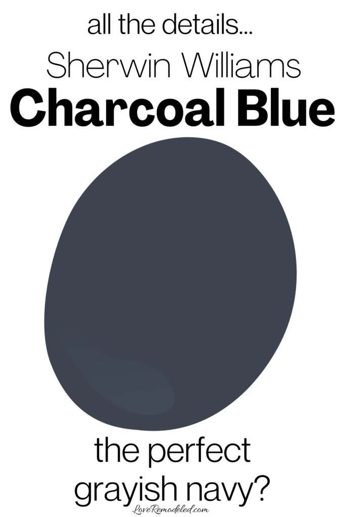 Charcoal Blue Sherwin Williams Paint Color