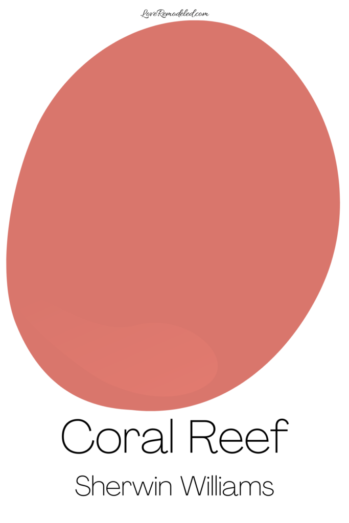 2015 Sherwin Williams Color of the Year: Coral Reef