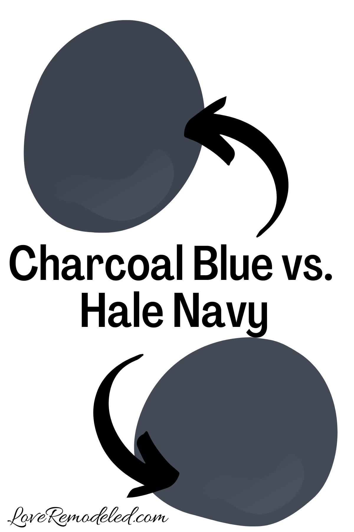 Charcoal Blue, by Sherwin Williams Love Remodeled