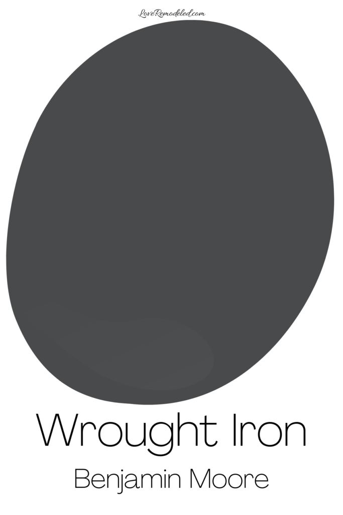 Wrought Iron Benjamin Moore Paint Drop