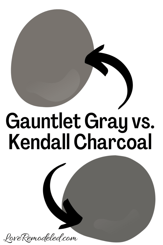 Gauntlet Gray vs. Kendall Charcoal