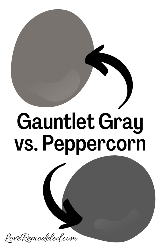Gauntlet Gray vs. Peppercorn