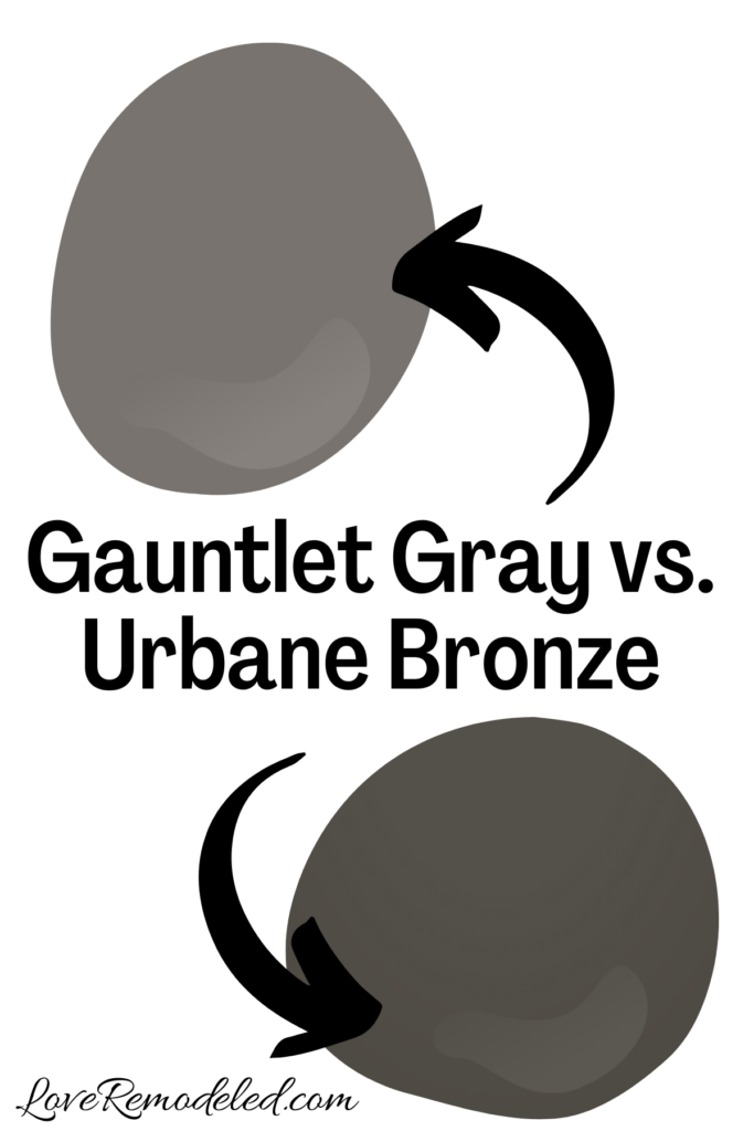 Gauntlet Gray vs. Urbane Bronze