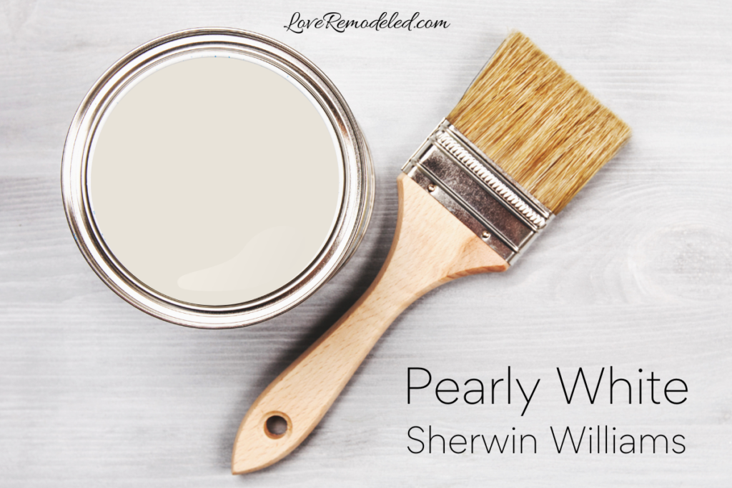 Pearly White, by Sherwin Williams