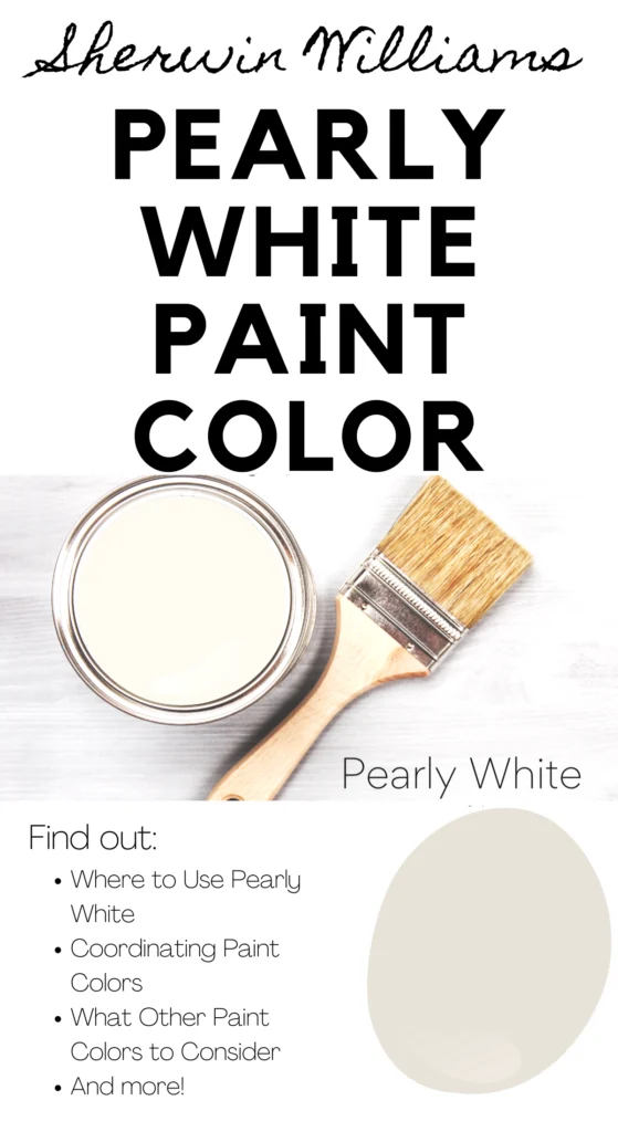 Pearly White, by Sherwin Williams