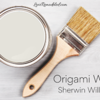 Origami White by Sherwin Williams