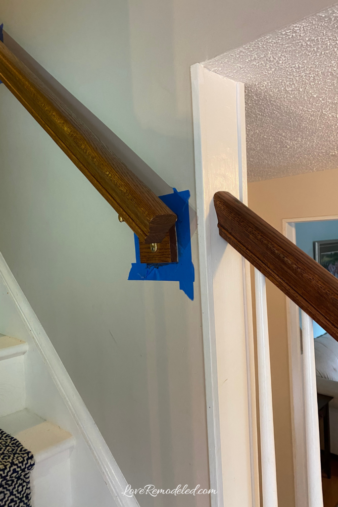 DIY Staircase Makeover Ideas - Stain the Woodwork a Different Color