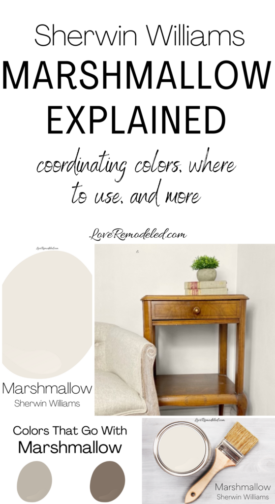 Marshmallow Paint Color by Sherwin Williams Love Remodeled