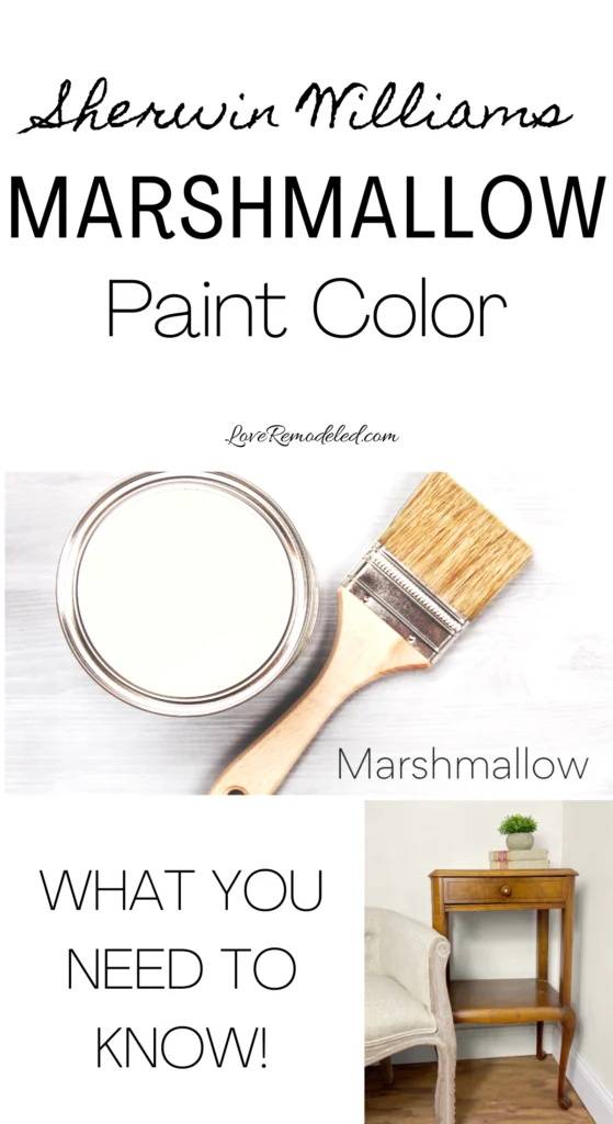 Sherwin Williams Marshmallow paint color