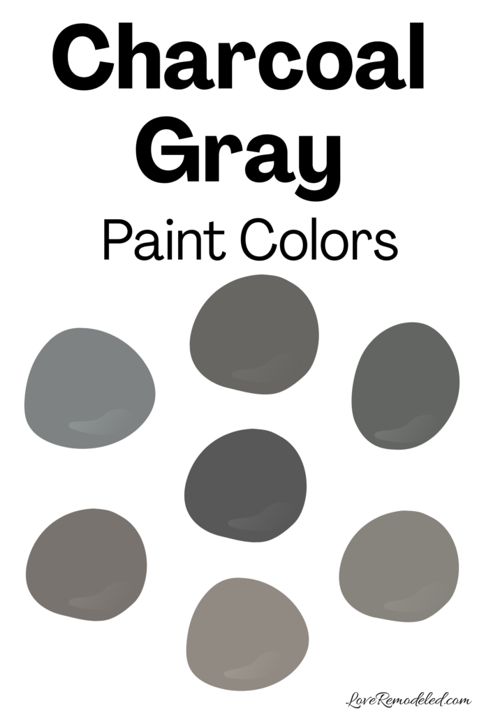 Charcoal Gray Paint Colors 