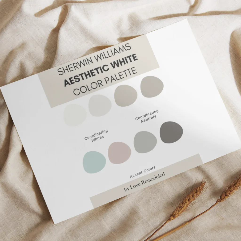 Aesthetic White Paint Color Review Love Remodeled Aesthetic White Paint Color Review Love Remodeled