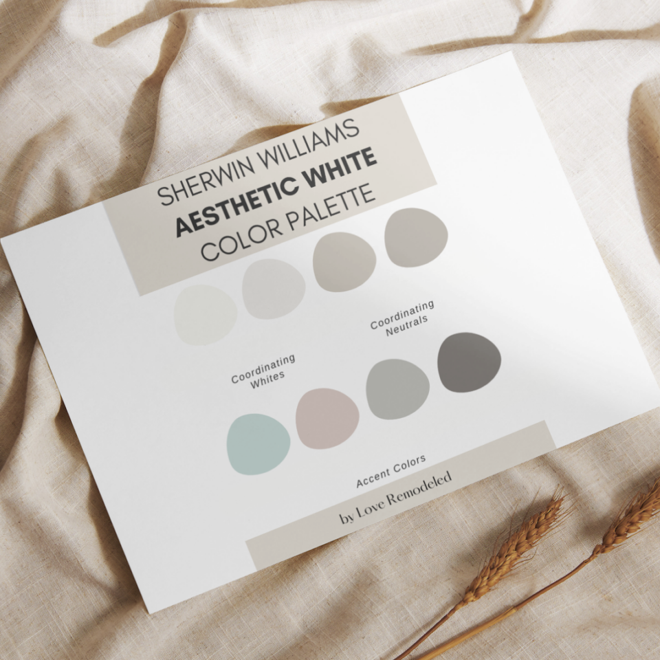 Aesthetic White Paint Color Review Love Remodeled