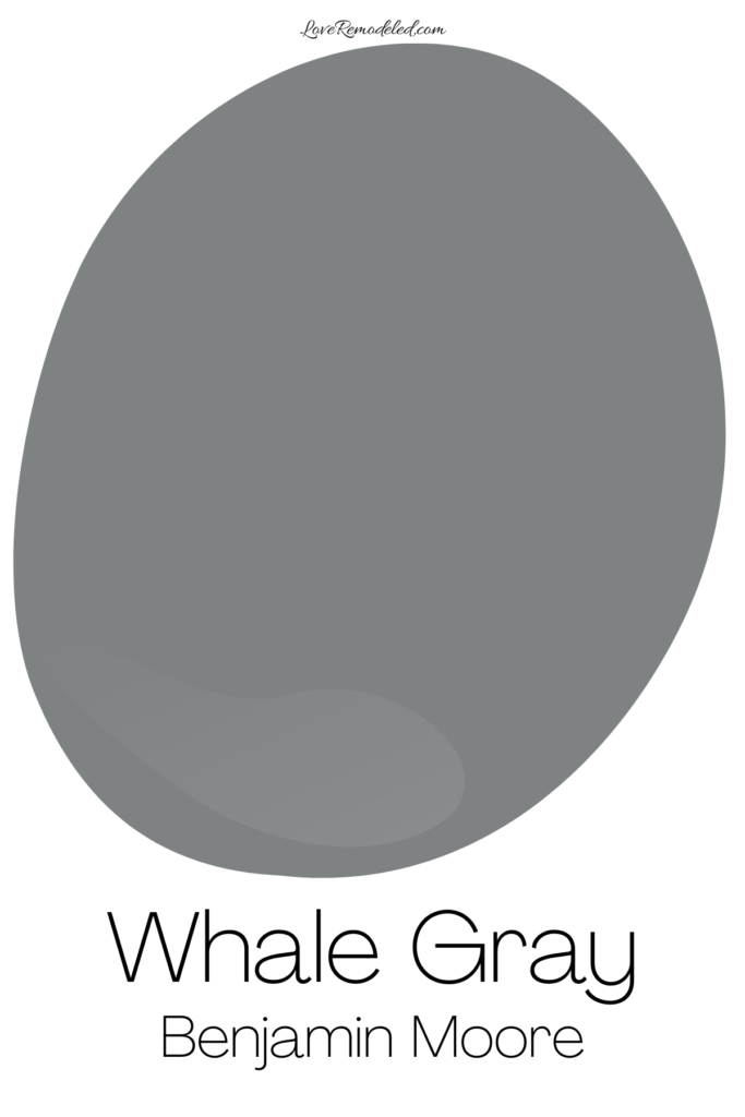Whale Gray, by Benjamin Moore