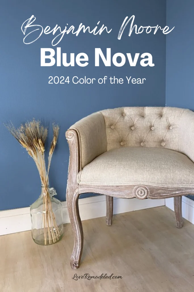 2024 Paint Color Trends - Benjamin Moore Blue Nova Color of the Year