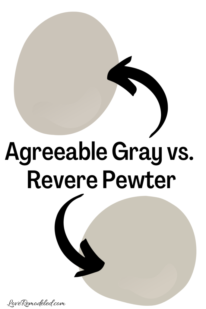 Agreeable Gray vs Revere Pewter