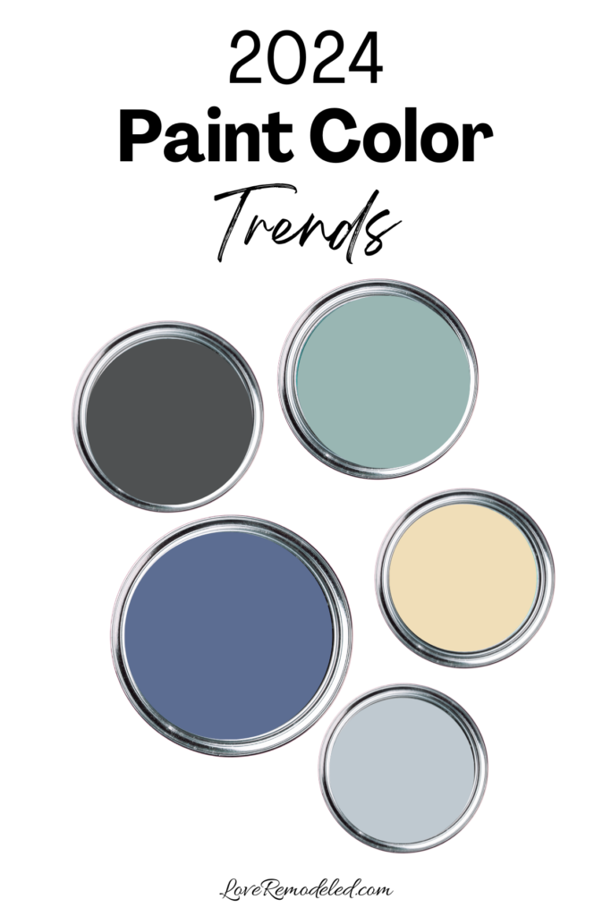 2024 Paint Color Trends - All the Colors of the Year from Sherwin Williams, Benjamin Moore, PPG, Valspar, and Behr