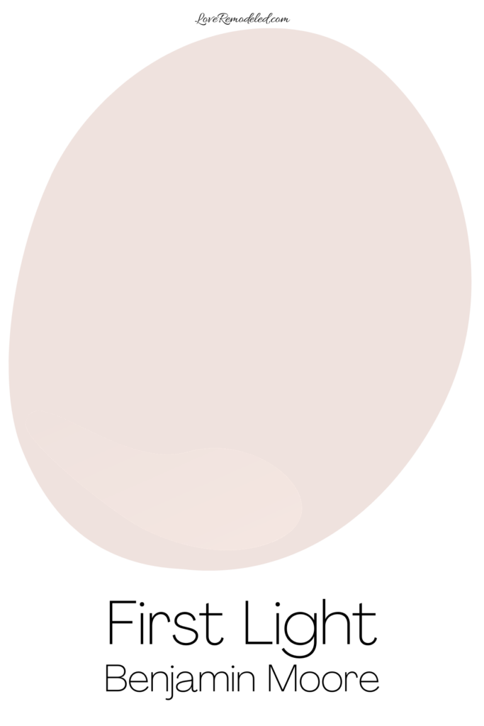 Neutral Pink Paint Colors - First Light