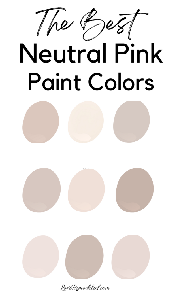 The Best Neutral Pink Paint Colors