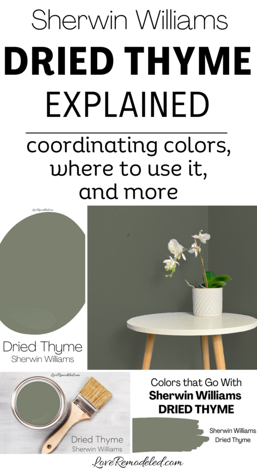 Sherwin Williams Dried Thyme Review Love Remodeled