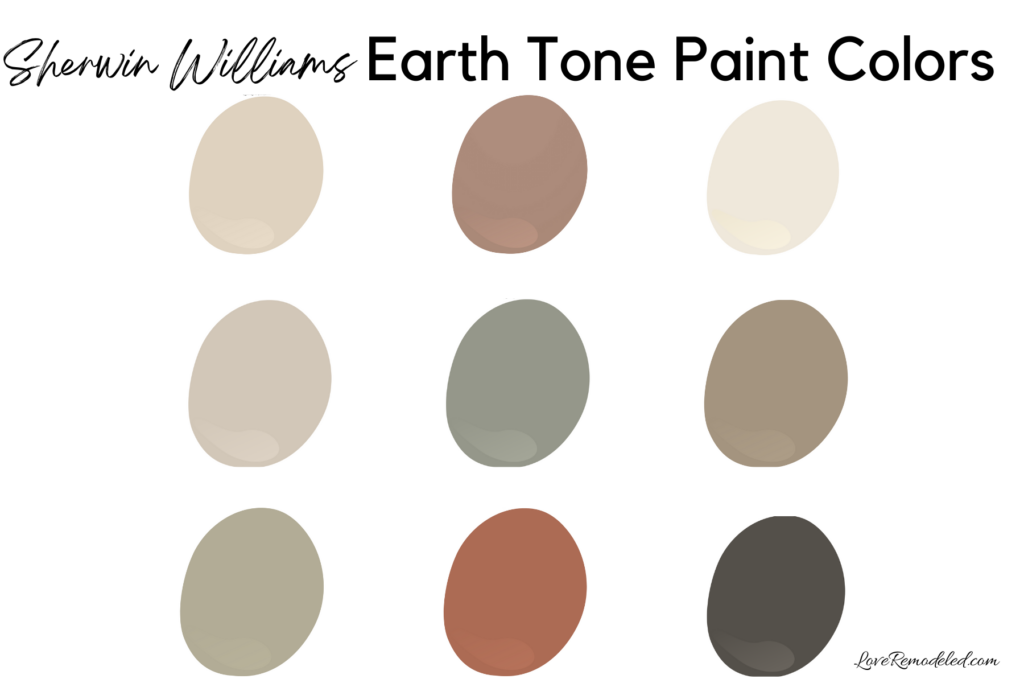 Sherwin Williams Earth Tone Paint Colors 