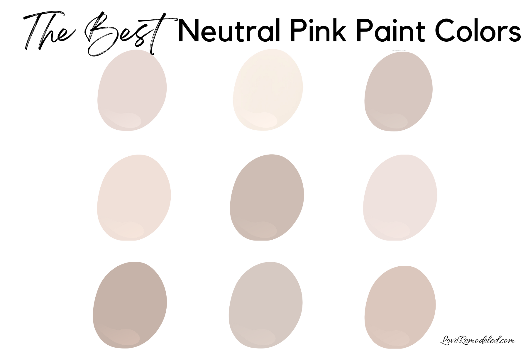 The Best Neutral Pink Paint Colors