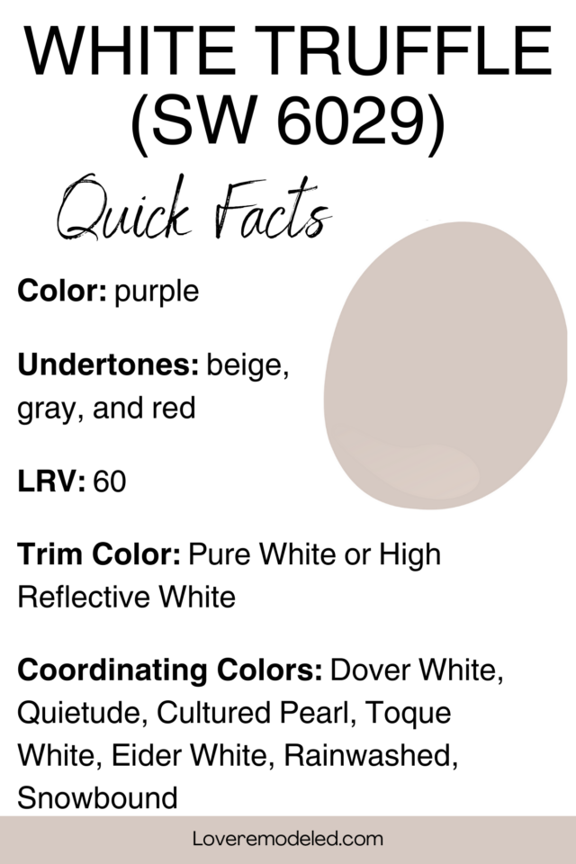 Sherwin Williams White Truffle Review Love Remodeled