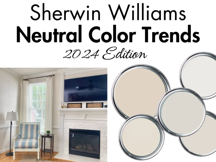 2024 Sherwin Williams Neutral Color Trends