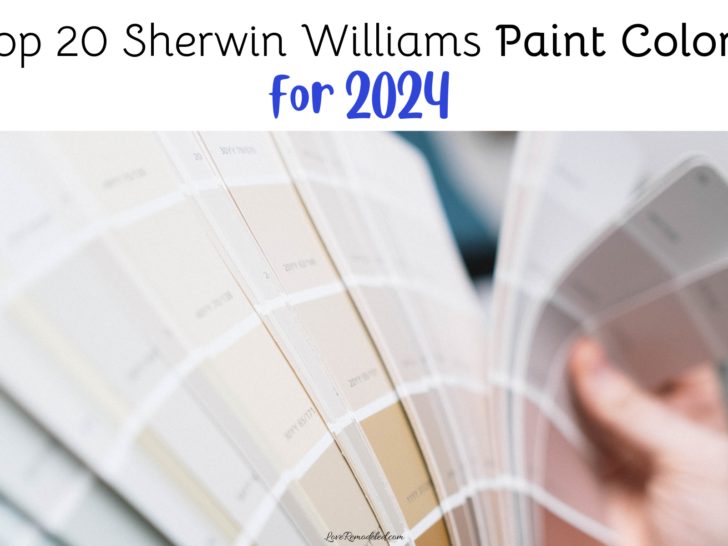 Top 20 Sherwin Williams Paint Colors for 2024