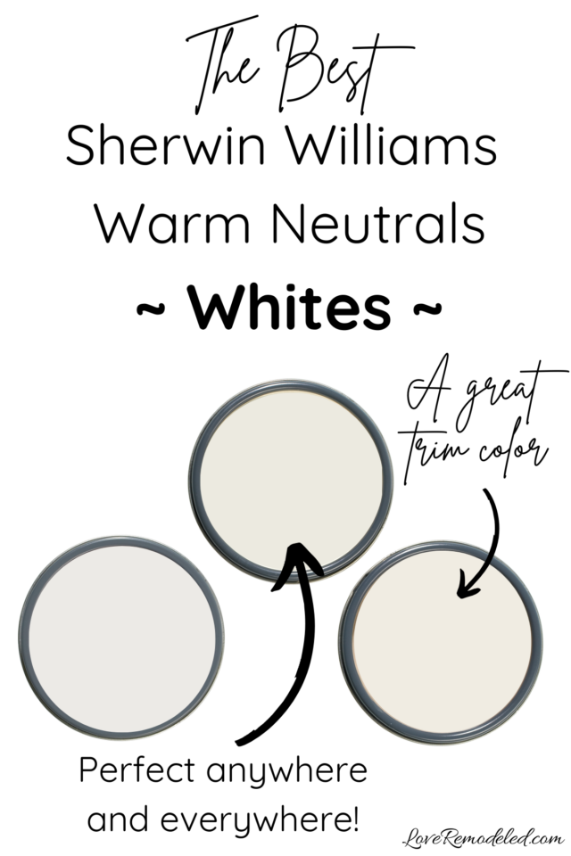 The Best Sherwin Williams Warm Neutrals - Love Remodeled