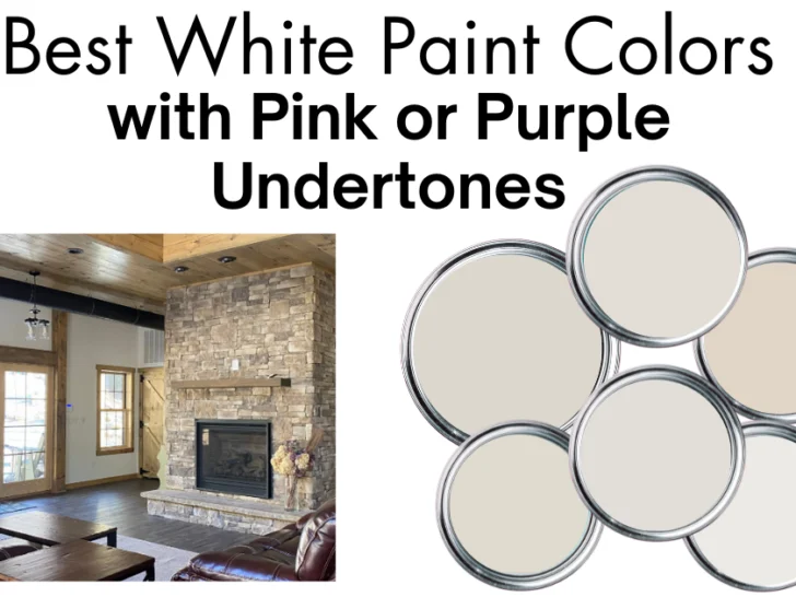 White Paint Colors with Pink or Purple Undertones