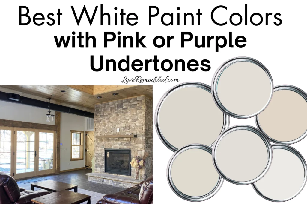 White Paint Colors with Pink or Purple Undertones