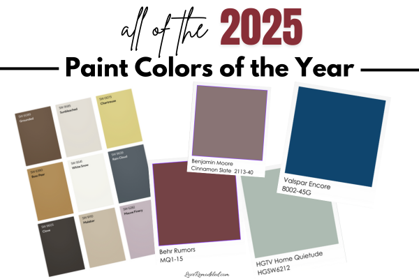 2025 Trending Paint Colors
