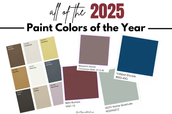 2025 Trending Paint Colors