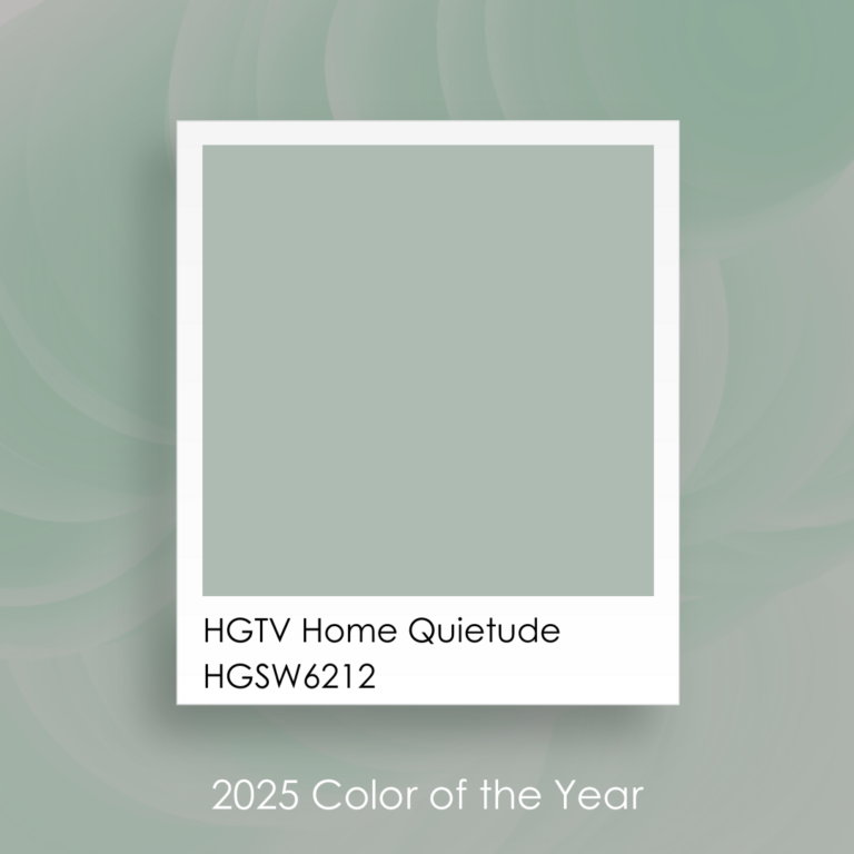 Trending Paint Colors For 2025 Love Remodeled HGTV Home Quietude 768x768