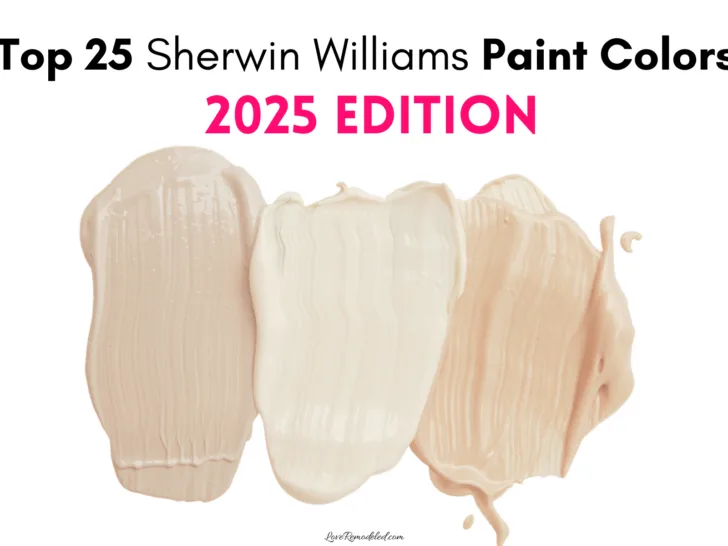 Top 25 Sherwin Williams Paint Colors for 2025