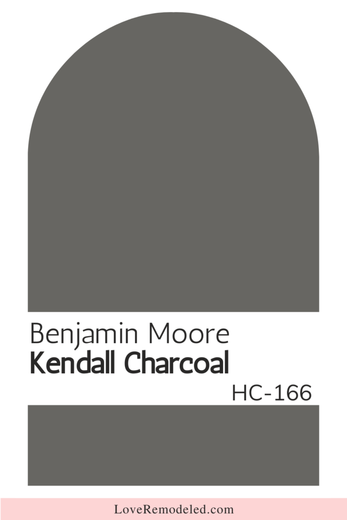 Benjamin Moore Warm Neutral Paint Color - Kendall Charcoal